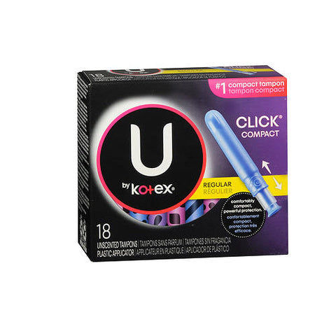 U By Kotex, Regular Compact Tampons Unscented, 18 Count U By Kotex