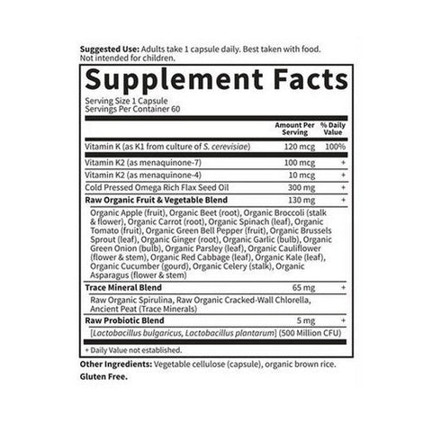 Garden of Life, Vitamin code, Raw K-Complex 60 vcaps Garden of Life