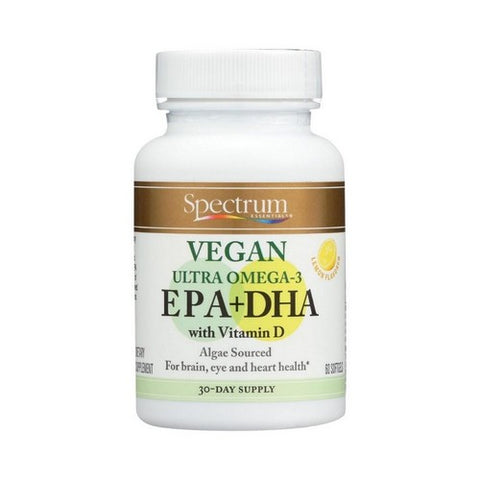 Essentials Vegan Ultra Omega3 Epa And Dha 60 Softgels by Spectrum Oils
