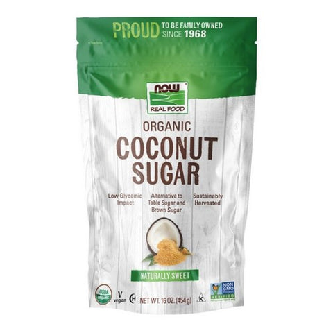 Now Foods, Organic Coconut Sugar, 16 Oz Now Foods