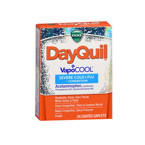 Procter & Gamble, Vicks DayQuil Severe Cold & Flu, 24 Caplets Vicks