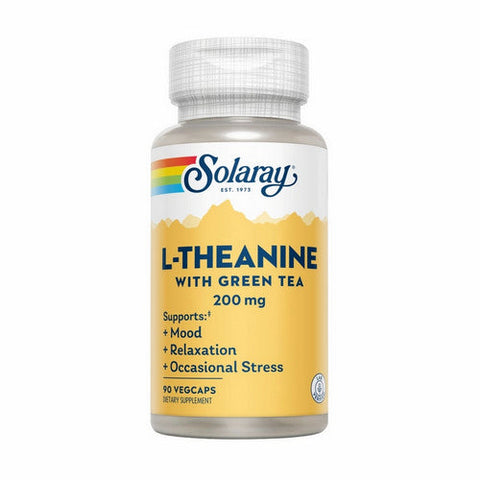 Solaray, L-Theanine, 200 mg, 90 Caps Solaray