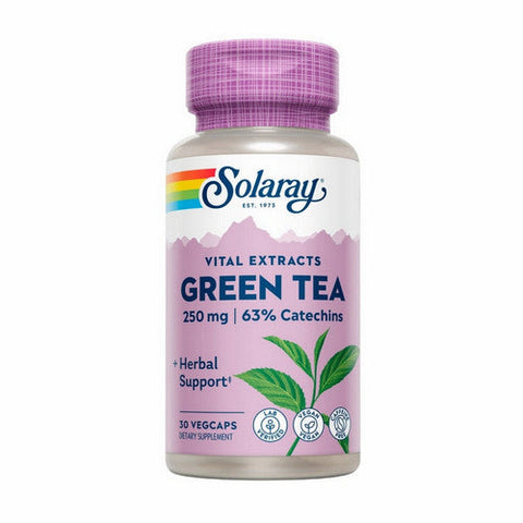 Solaray, Green Tea Leaf Extract, 250 mg, 30 Caps Solaray