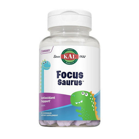 Kal, Focus Saurus, Grape 30 Chews Kal