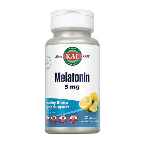 Melatonin Lozenge Lemon 30 Lozenges by Kal