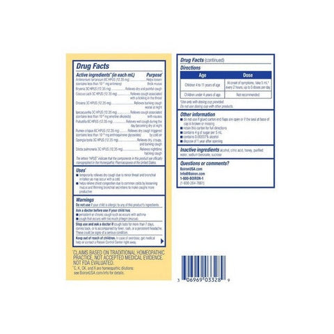Boiron, Children'S Chestal Honey Cough And Chest Congestion-Multi-Symptom Formula, 6.7 oz Boiron