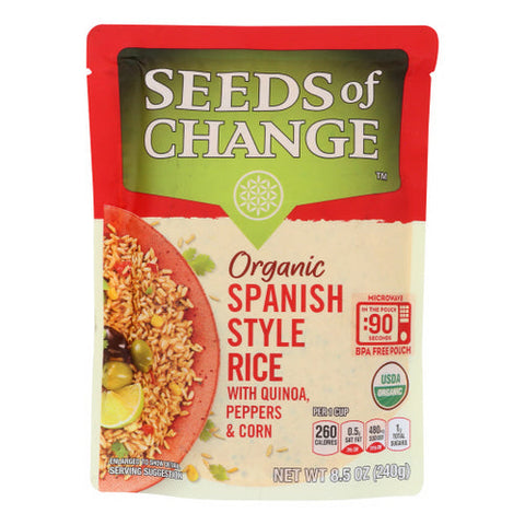 Seeds of Change, Spanish Style Rice with Quinoa, 8.5 Oz Seeds of Change