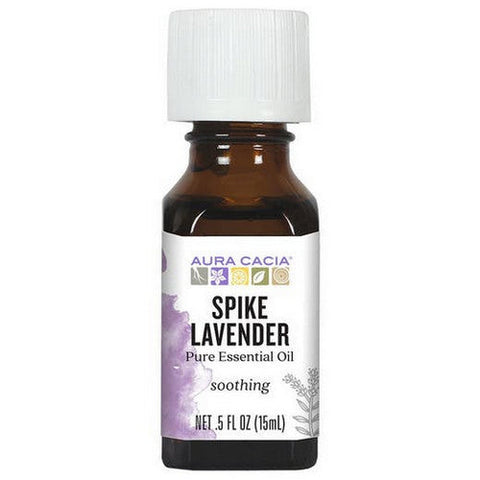 Aura Cacia, Essential Oil Lavender, Spike, (lavandula latifolia) 0.5 Fl Oz Aura Cacia