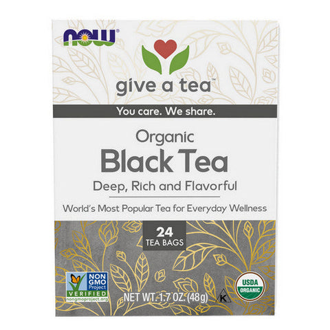 Now Foods, Boldly Black Tea Organic, 25 Bags Now Foods