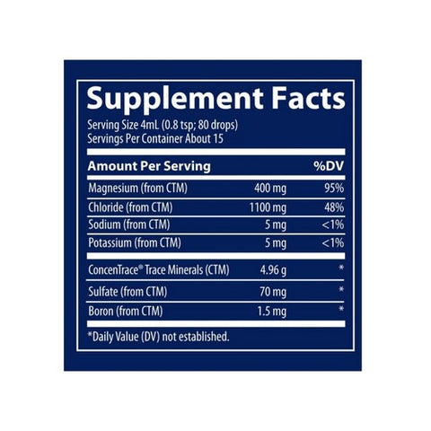 Trace Minerals, Liquid Ionic Magnesium, 400 mg, 4 Oz Trace Minerals