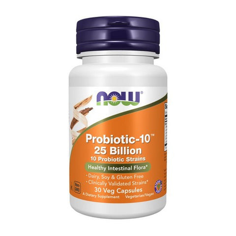 Now Foods, Probiotic-10, 30 Veg Caps Now Foods