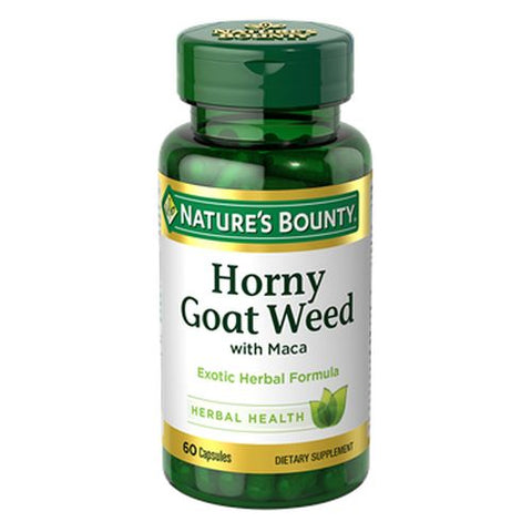 Nature's Bounty, Horny Goat Weed w/Maca, 24 X 60 Caps Nature's Bounty