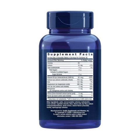 Life Extension, Bone Restore Chocolate, 60 Tabs Life Extension