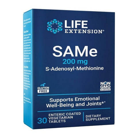 Life Extension, SAMe S-Adenosyl-Methionine Enteric Coated, 200 Mg, 30 Tabs Life Extension