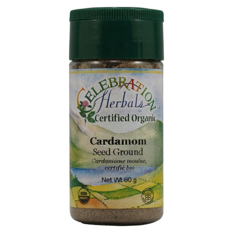 Celebration Herbals, Organic Ground Cardamon Seed, 50 grams Celebration Herbals