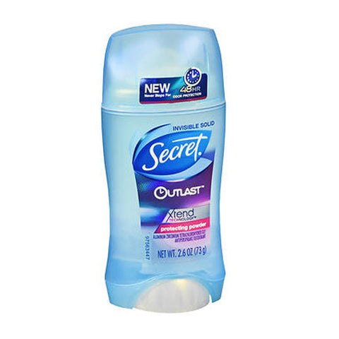 Secret, Outlast Anti-Perspirant Deodorant Invisible Solid Protecting Powder, 2.6 Oz Secret