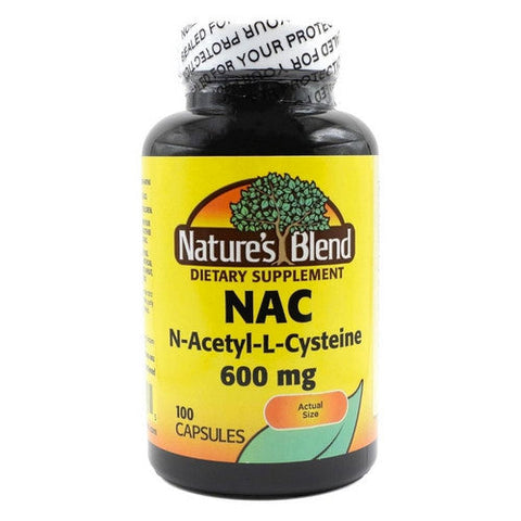 Nature's Blend, NAC N-Acetyl-L-Cysteine, 600 Mg, 100 Caps Nature's Blend