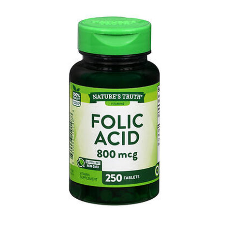 Nature's Truth, Folic Acid, 800 mcg, 250 Tabs Nature's Truth