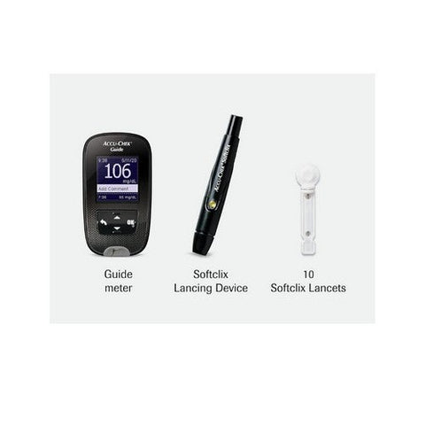 Accu-Chek, Guide Glucose Monitor Kit For Diabetic Blood Sugar Testing, 1 Each Accu-Chek