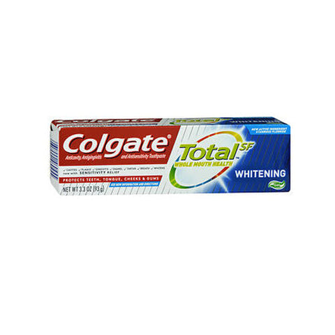 Colgate, Total SF Whitening Anticavity-Antigingivitis & Antisensitivity Toothpaste Gel, 3.3 Oz Colgate