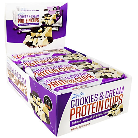 Protein Cups Cookies & Cream 12 Each by Zenevo