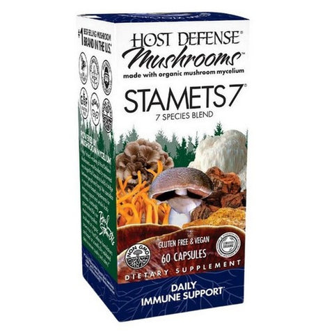 Stamets 7 Capsules 60 Cap by Host Defense