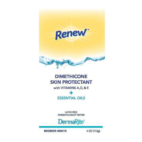 Skin Protectant Renew Dimethicone Scented Cream 4 Oz by DermaRite