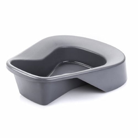 Pontoon Bedpan McKesson Graphite Graphite Case of 20 by McKesson