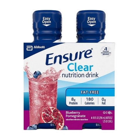 Abbott Nutrition, Oral Supplement Ensure Clear Nutrition Drink Blueberry Pomegranate, 10 Oz Abbott Nutrition