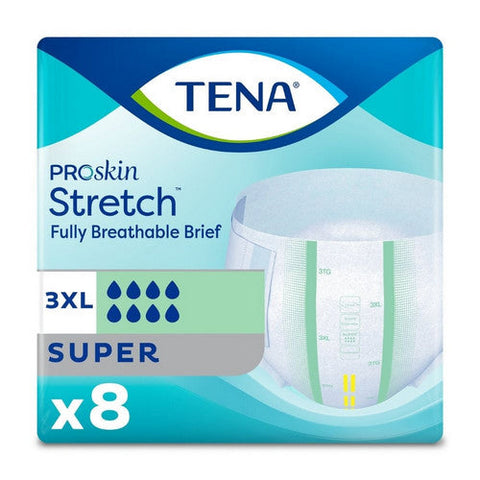 Tena, Unisex Adult Incontinence Brief TENA  Stretch Bariatric Tab Closure 3X-Large Disposable Heavy Absorb, Case Of 4 Tena