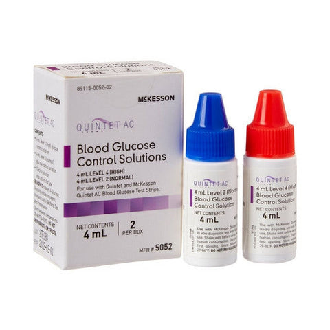 McKesson, Blood Glucose Control Solution, Case Of 100 McKesson