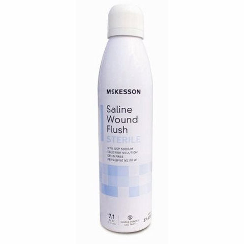 McKesson, Saline Wound Flush 7.1 oz. Spray Sterile, Count of 12 McKesson