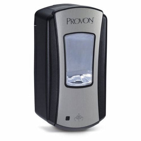 Gojo, Soap Dispenser Provon  LTX-12 Brushed Chrome / Black Plastic Motion Activated 1200 mL Wall Mount, Count of 4 Gojo