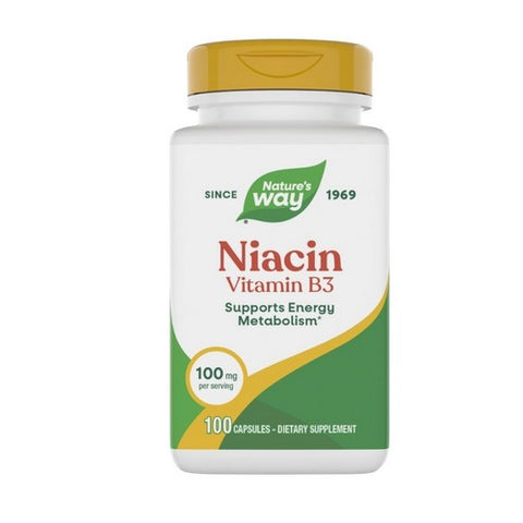 Niacin Vitamin B3 100 Caps by Nature's Way