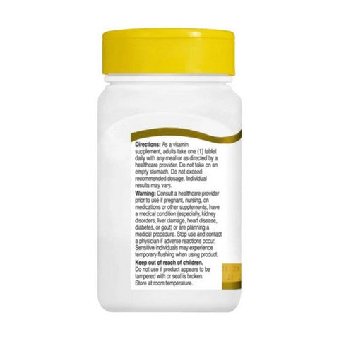 21st Century, Niacin, 500mg, 100 Tabs