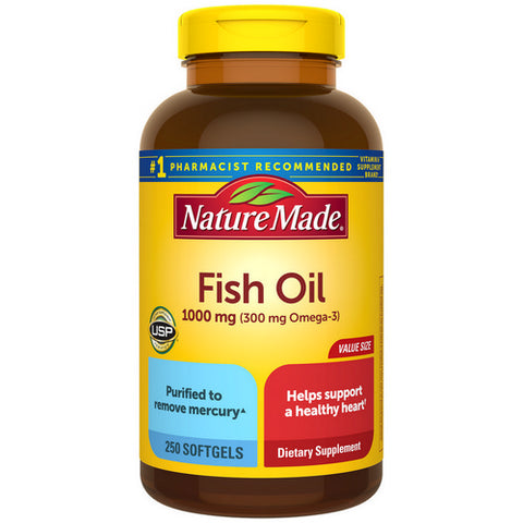 Fish Oil 250 Softgels by Nature Made