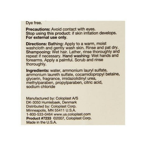Coloplast, Shampoo and Body Wash, 21 Oz Coloplast