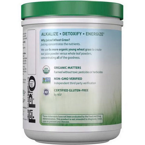 Garden of Life, Raw Organic Perfect Food Wheat Grass Juice Powder, 8.46 Oz Garden of Life