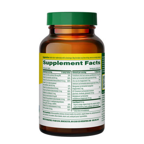 MegaFood, Men's 55+ One Daily Multivitamin, 60 Tabs MegaFood