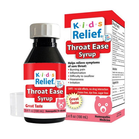 Kids Relief Throat Ease 3.4 Oz by Homeolab