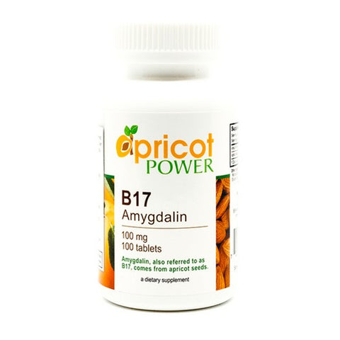 Apricot Power, B17 Amygdalin, 500 Mg, 100 Tabs Apricot Power