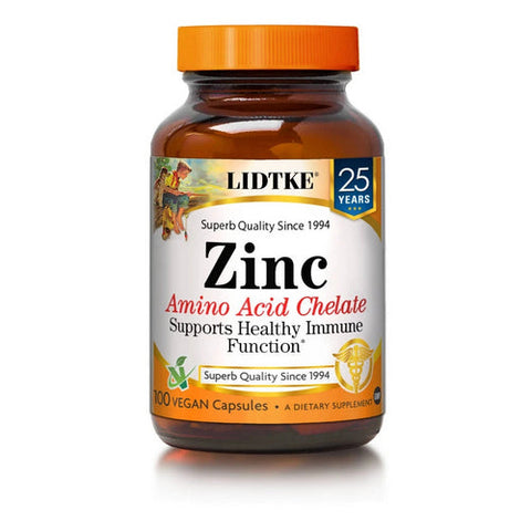 Lidtke, Zinc, 50 mg, 100 Veg Caps Lidtke