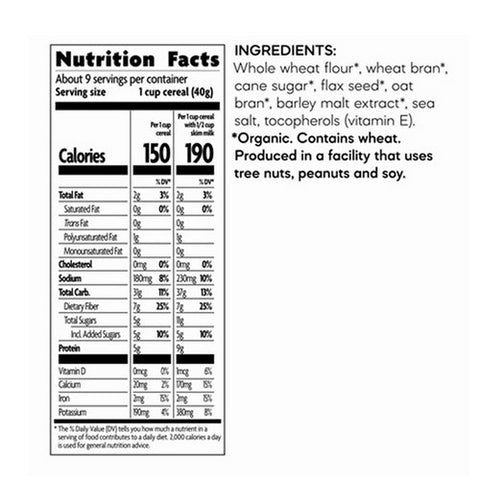 Natures Path, Organic Flax Plus Multibran Flakes, 13.25 Oz(Case Of 12) Natures Path