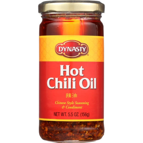 Oil Chili Hot Case of 12 X 5.5 Oz by Dynasty