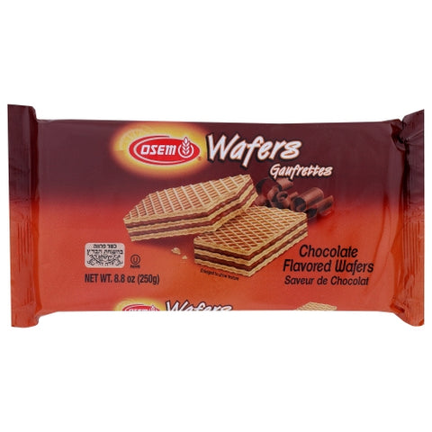 Cookie Wafer Chocolate Case of 12 X 8.8 Oz by Osem