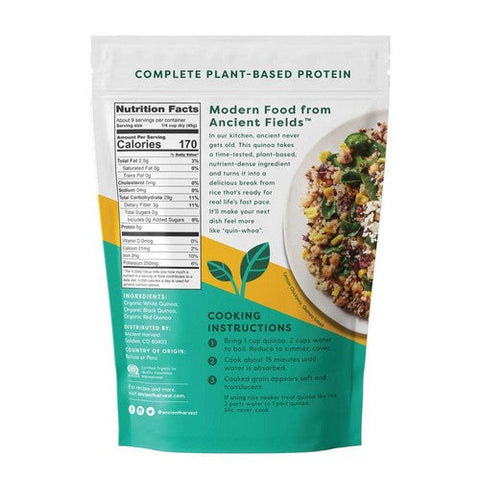 Ancient Harvest, Quinoa Harmony Organic Tri Color Grains, 14.4 Oz(Case Of 12) Ancient Harvest