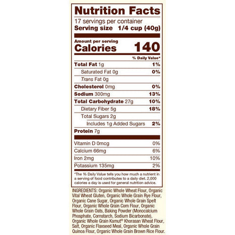 Bobs Red Mill, Organic Multi-Grain Pancake And Waffle Mix, 24 Oz(Case Of 4) Bobs Red Mill