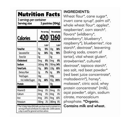 Natures Path, Organic Frosted Wildberry Acai, 11 Oz(Case Of 12) Natures Path