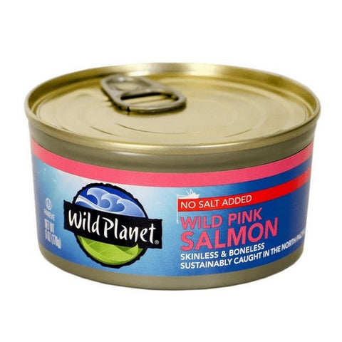 Wild Planet, Wild Alaskan Pink Salmon, 6 Oz(Case Of 12) Wild Planet
