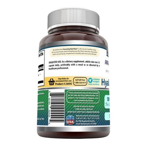 Amazing Nutrition, Amazing Formulas Hyaluronic Acid, 100 mg, 120 Caps Amazing Nutrition